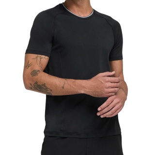Wilson Tennis T-shirt Crew Team Seamless black Men's